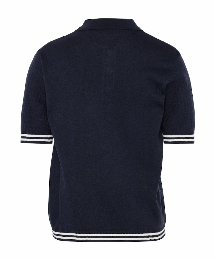 Heren polo blauw