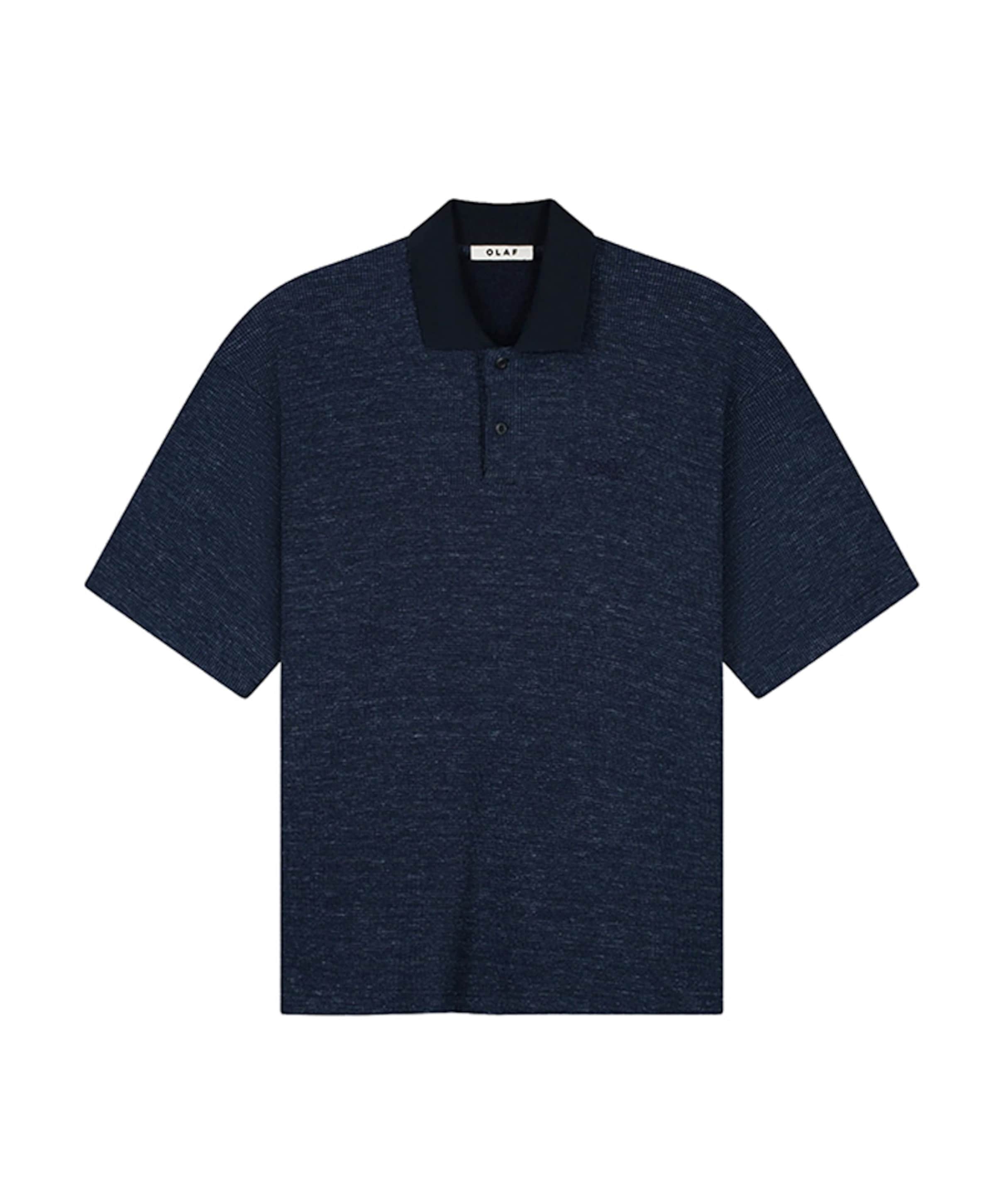 Heren polo blauw