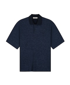 Heren polo blauw
