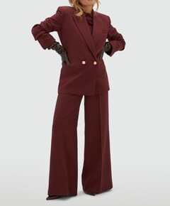 Dames blazer bordeaux