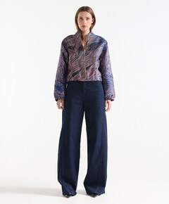 Dames jas blauw