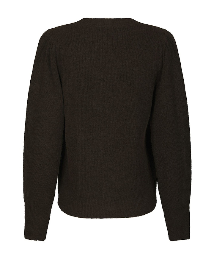 Dames vest bruin