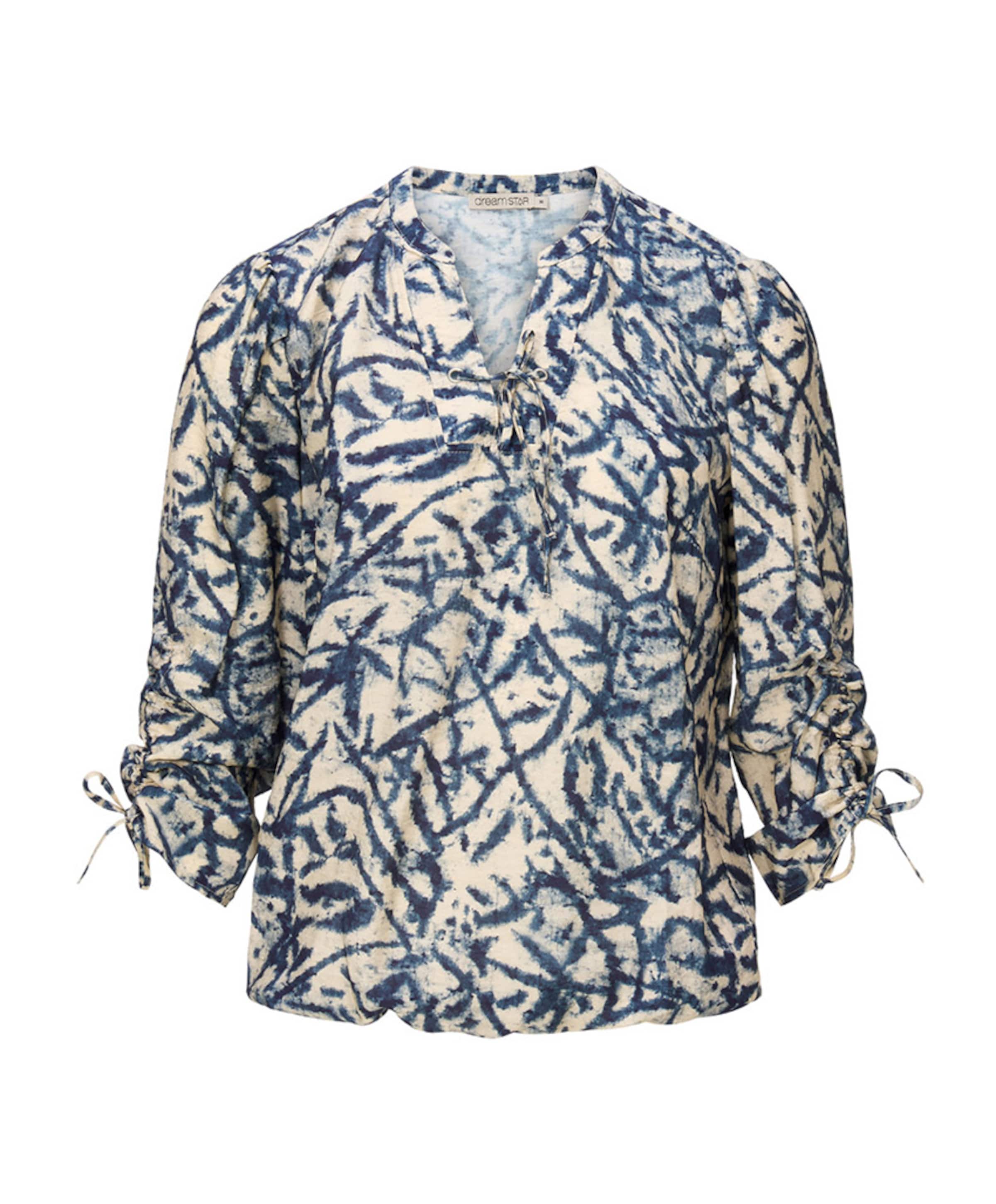 Dames blouse blauw