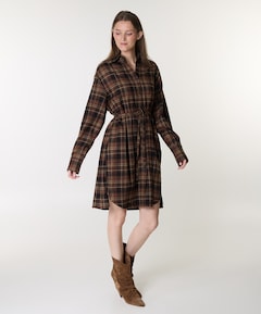 Dames jurk bruin