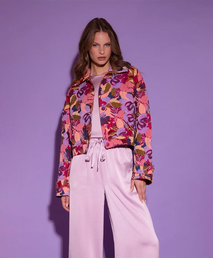 Dames jas multicolor