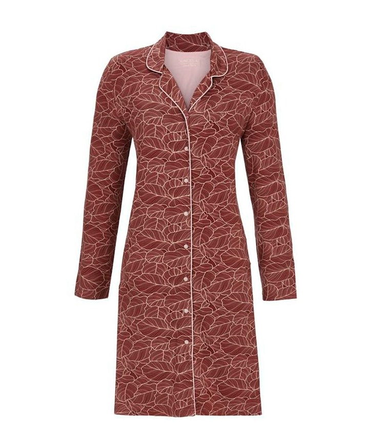 Dames nachthemd bordeaux