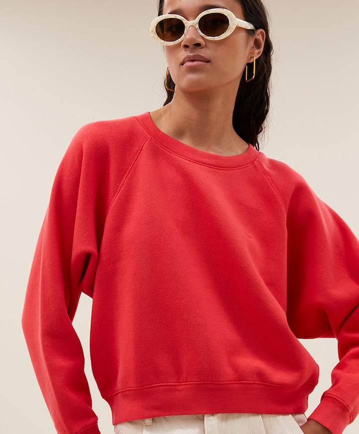 Dames sweater rood