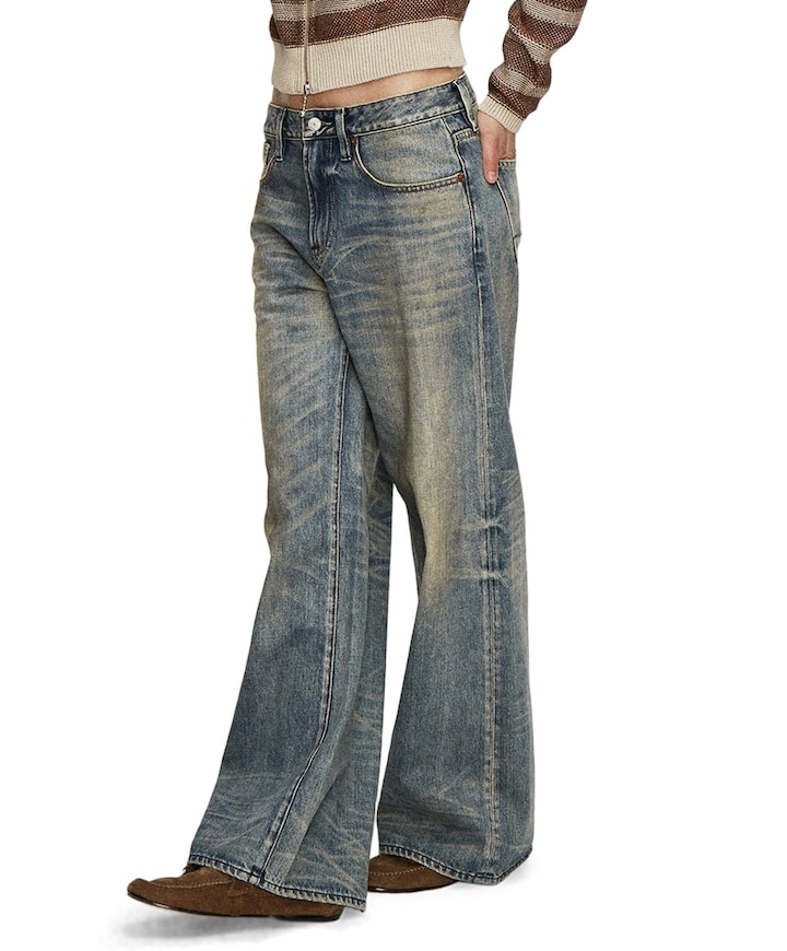 KEIRA YUKI dames jeans blauw