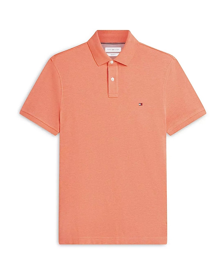 Heren polo oranje