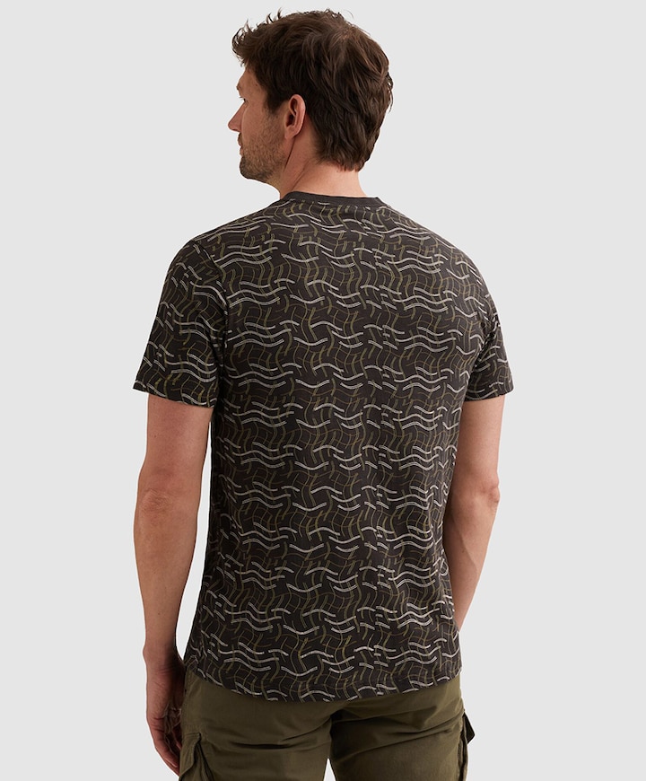 Heren T-shirt bruin