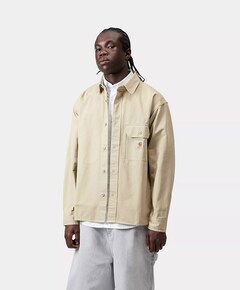 Heren overshirt beige