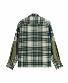 Overhemd lange mouw groen