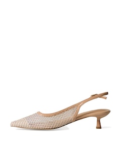 Zhou dames slingbacks beige
