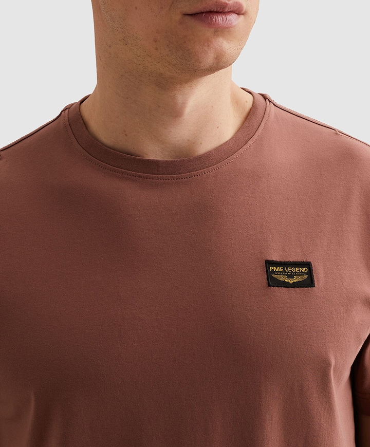 Heren t-shirt bordeaux