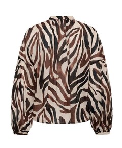 Dames blouse bruin