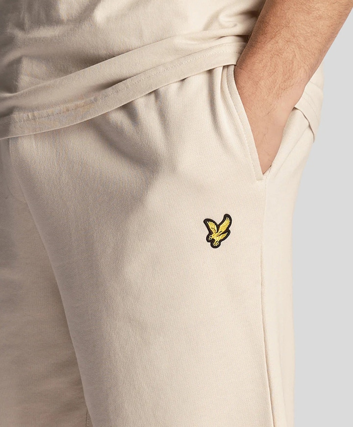 Sweat short heren korte broek beige