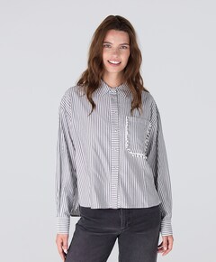 Dames blouse grijs
