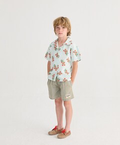 Denim bermuda uniseks korte broek grijs