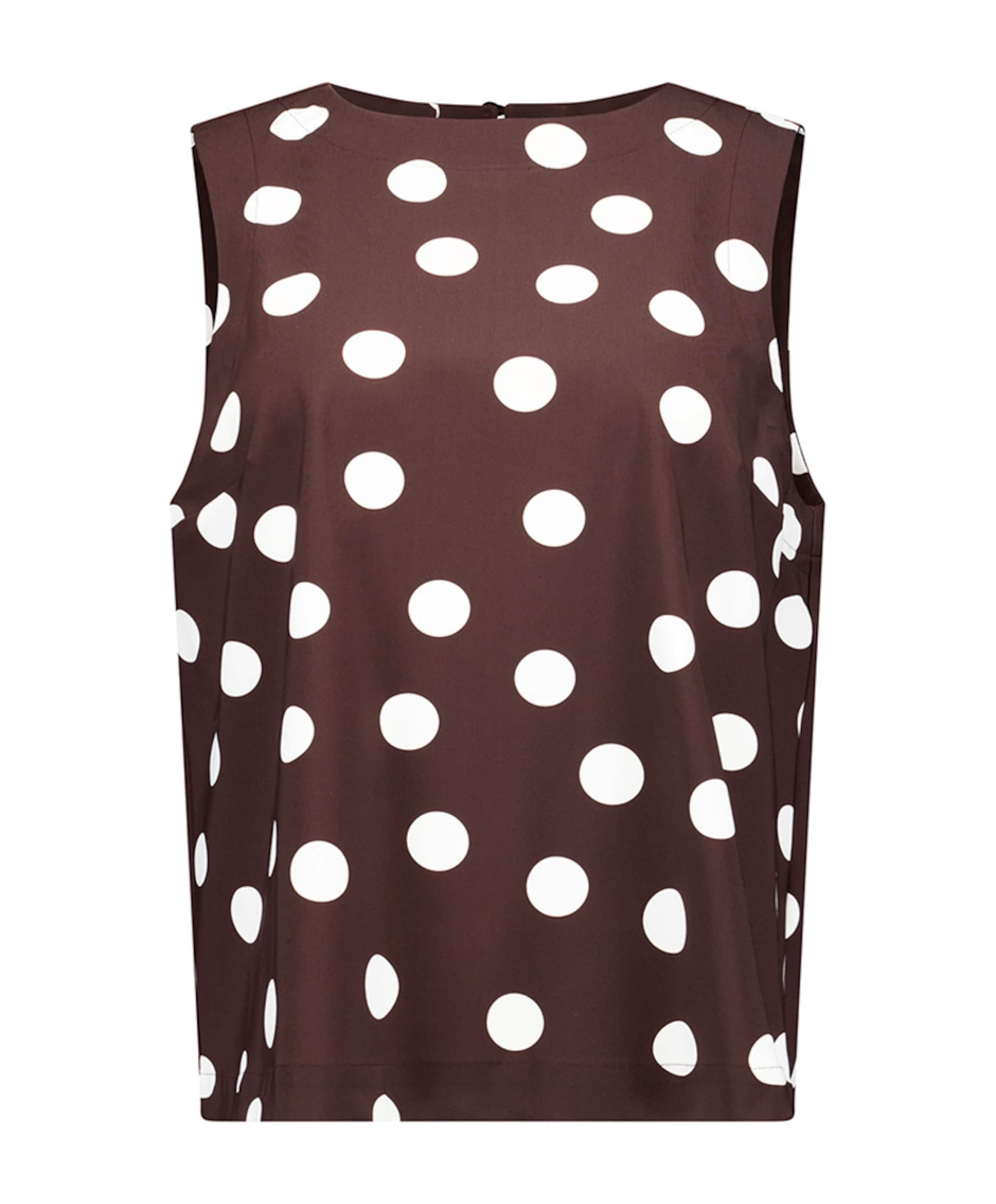 Dames top bruin