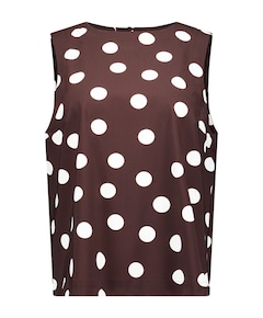 Dames top bruin