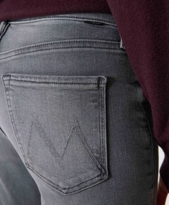 The twister heel dames jeans grijs