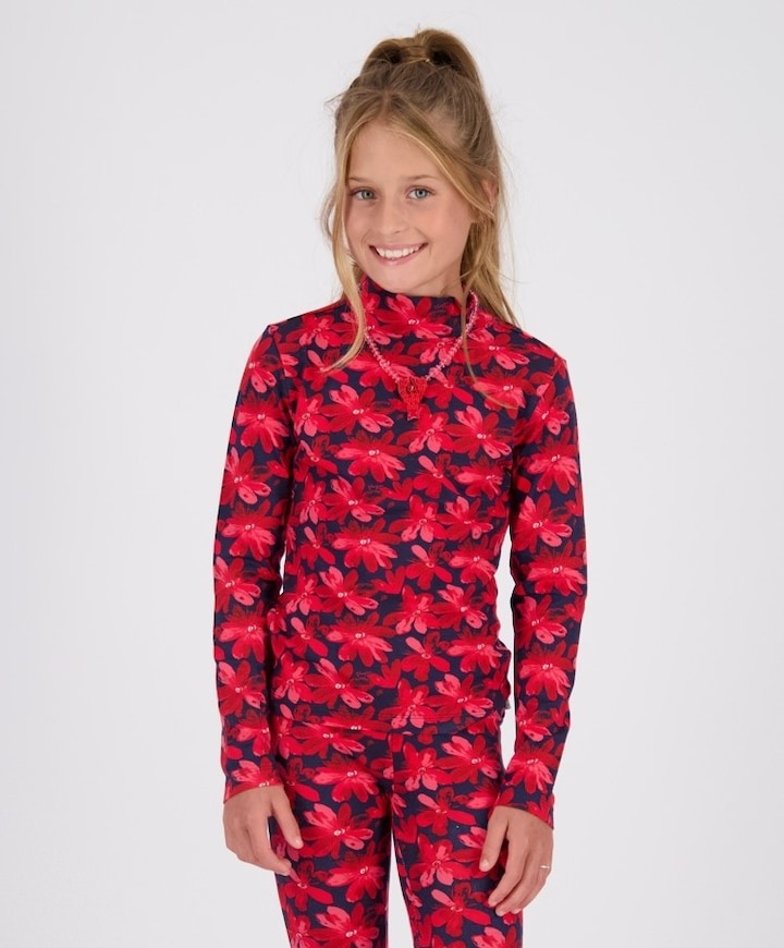 Meisjes longsleeve rood