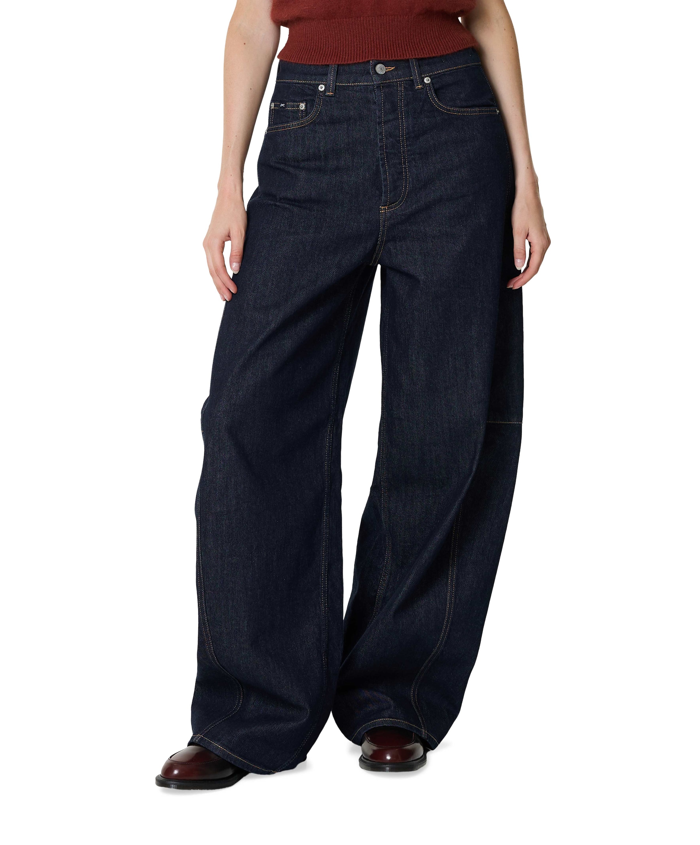 MAKI RINSE dames jeans blauw