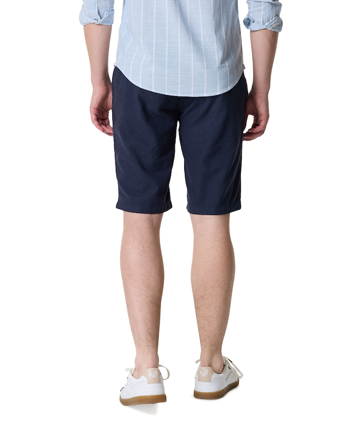 korte broek blauw