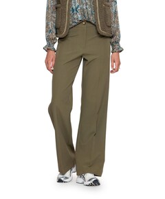 Wide leg broek groen