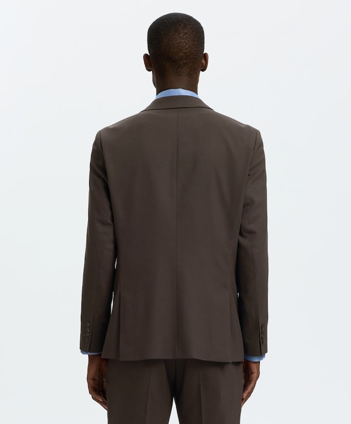 Heren colbert bruin