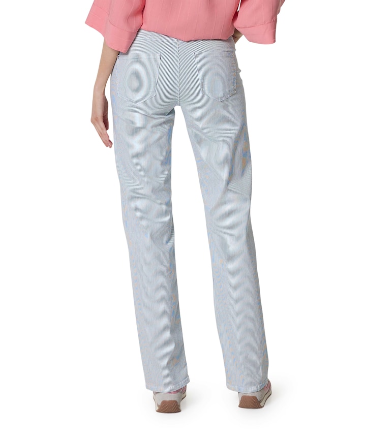 LARA dames broek blauw