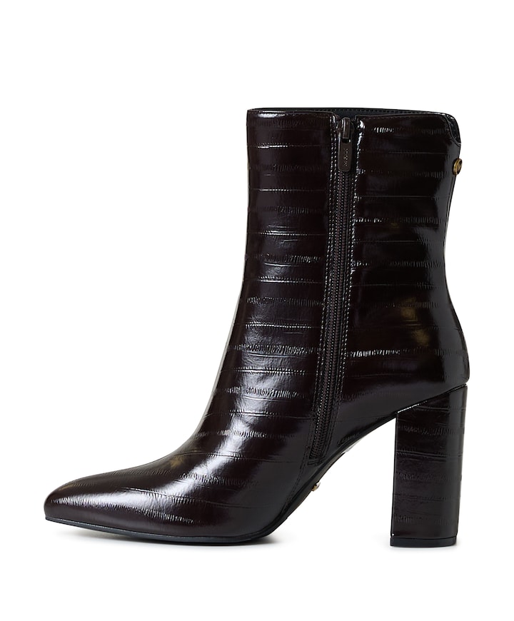 VIDA INDY dames enkellaarzen bruin