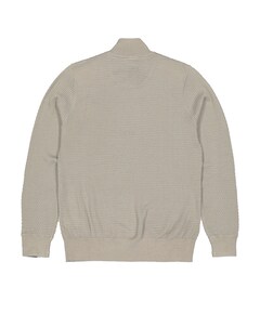 Heren trui met rits groen