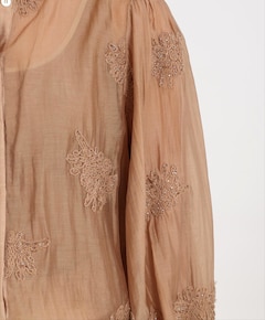 Dames blouse beige