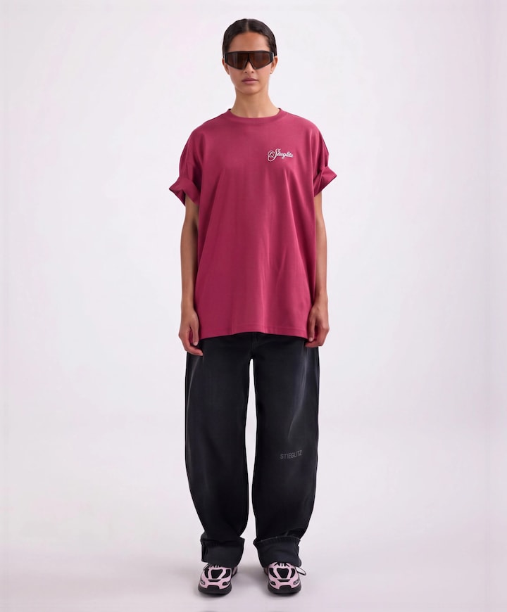 Dames T-shirt rood