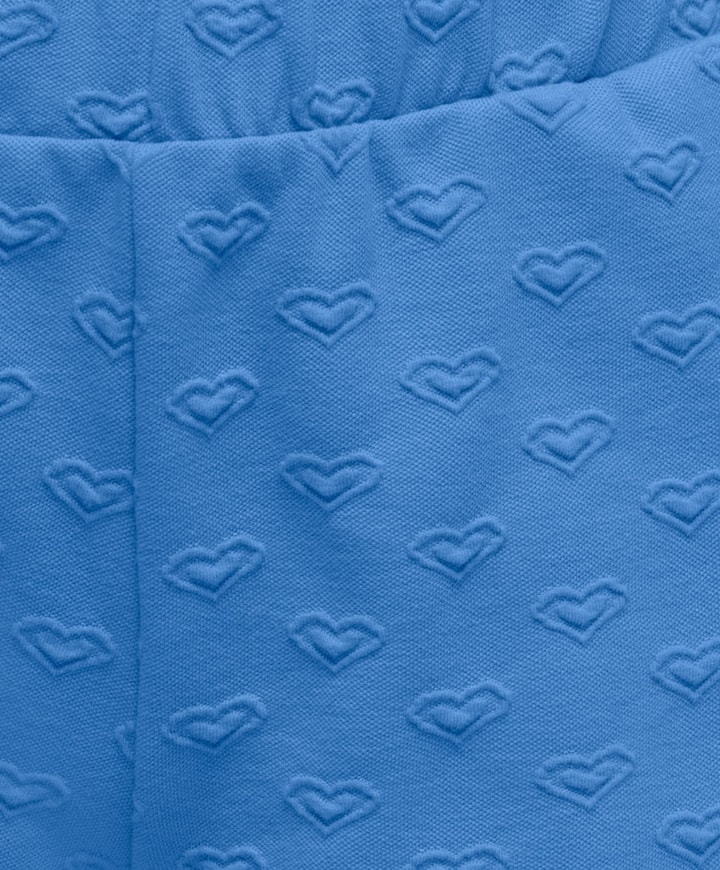 KOGSIMONE WIDE HEART SWT meisjes korte broek blauw