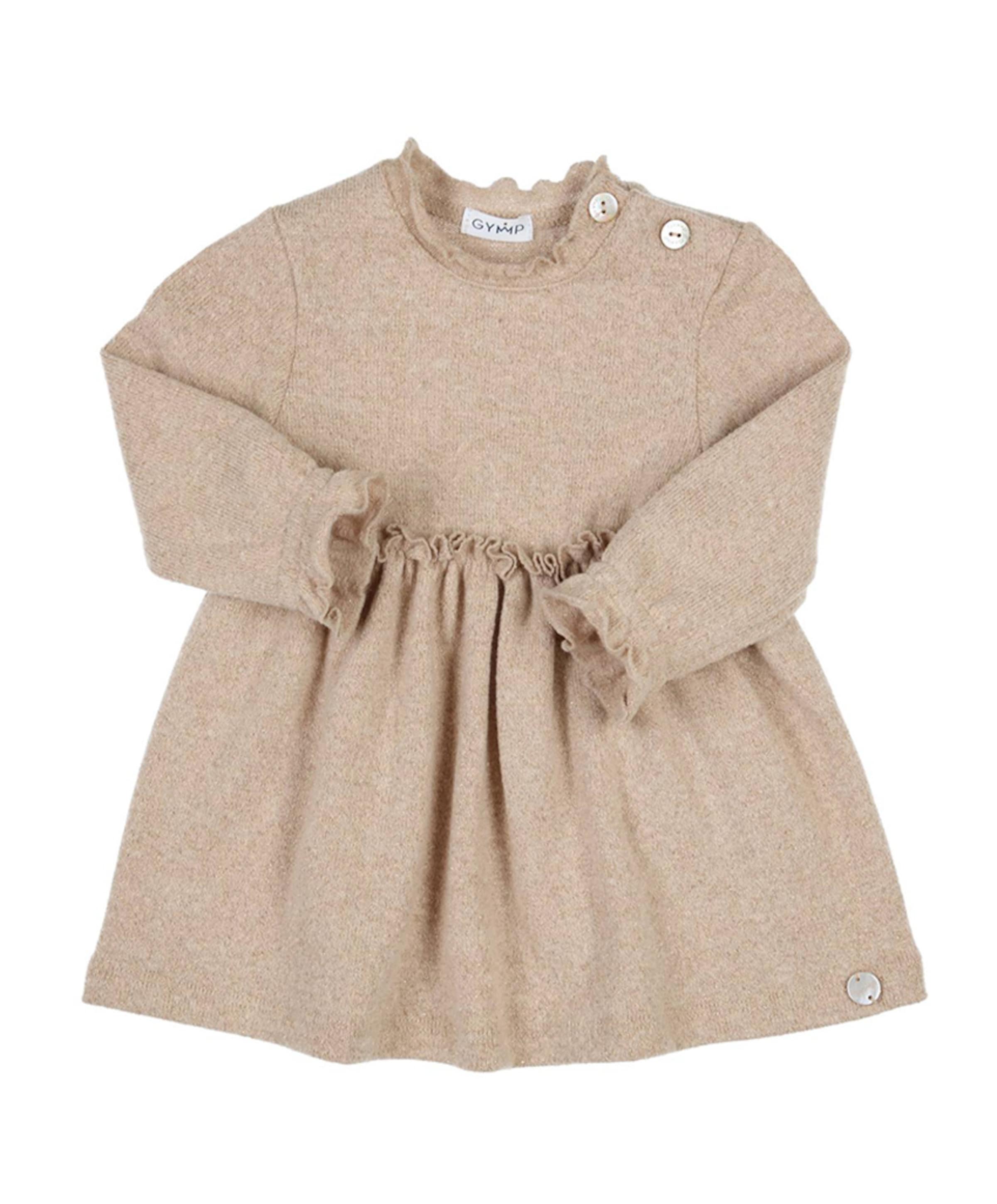 Meisjes jurk beige