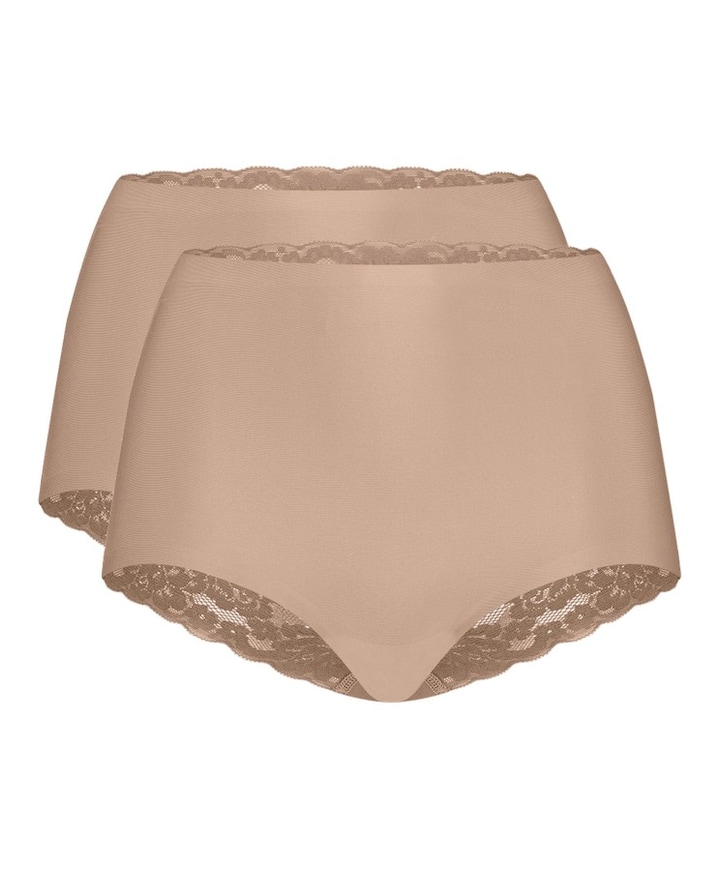 Dames slip beige