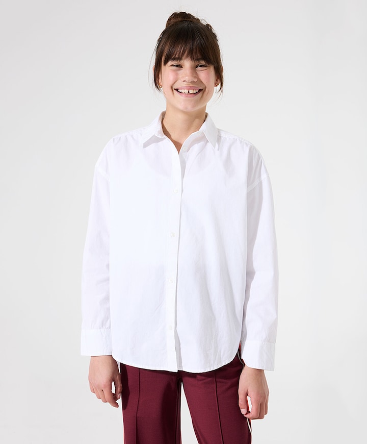 Blouse lange mouw ecru