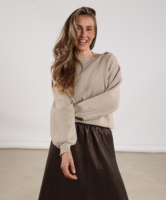 Dames trui beige