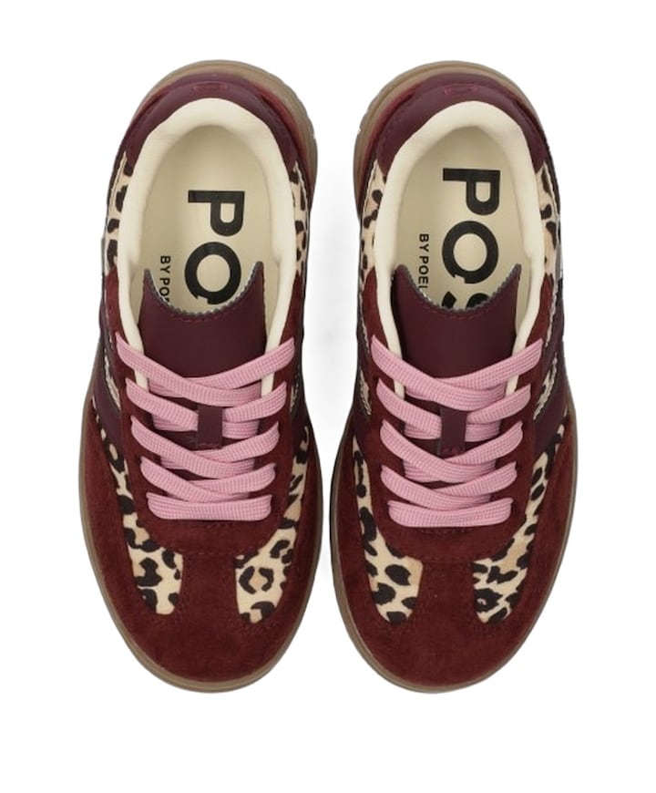 meisjes sneakers bordeaux