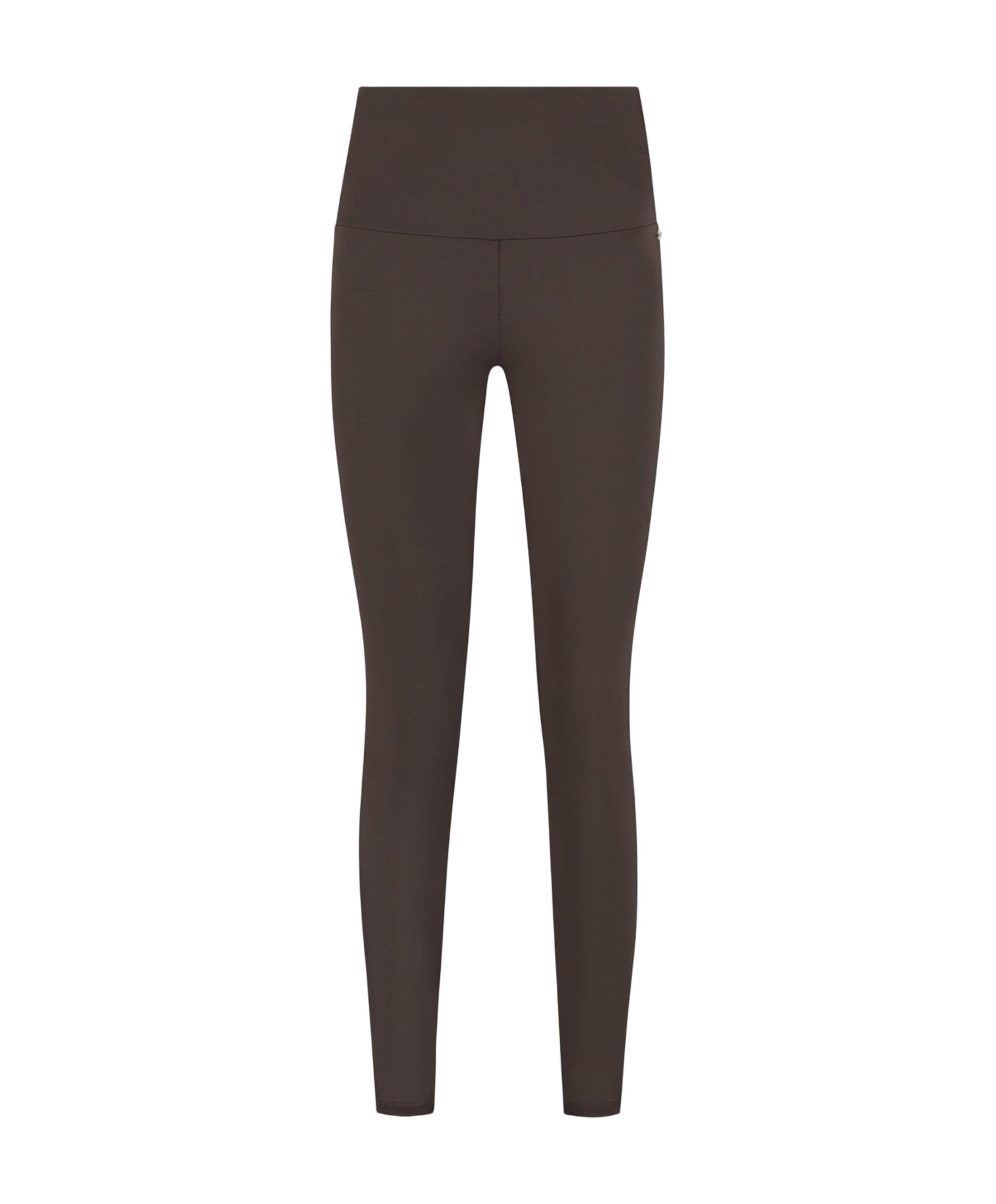 Classic Leggings High Waistband dames tights bruin