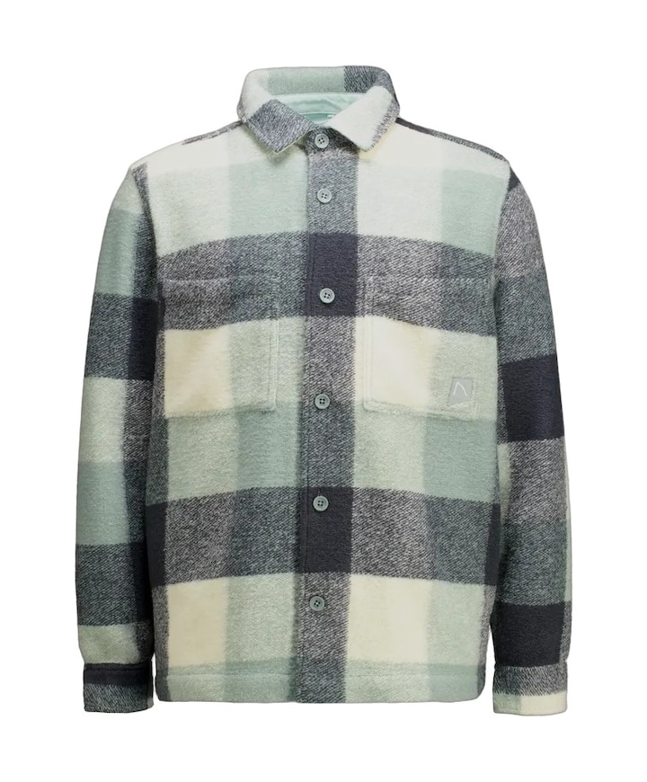 Heren overshirt groen