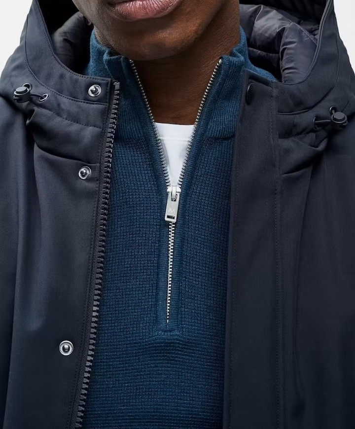 Heren jas blauw