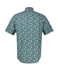 Heren overhemd korte mouw groen