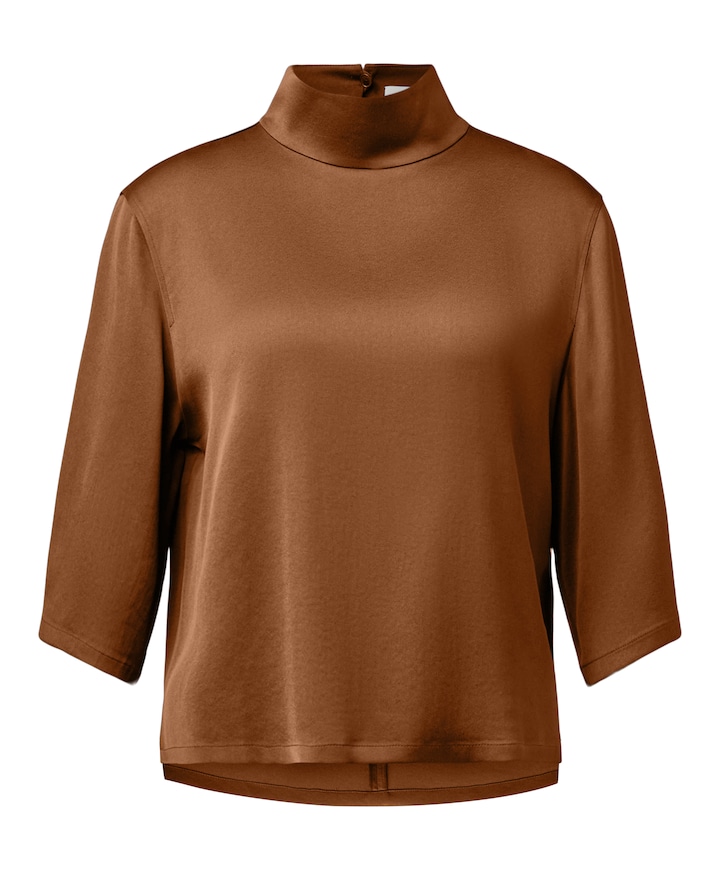 Dames blouse bruin