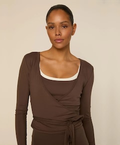 Dames trui bruin