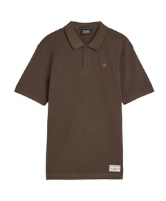 Heren polo bruin