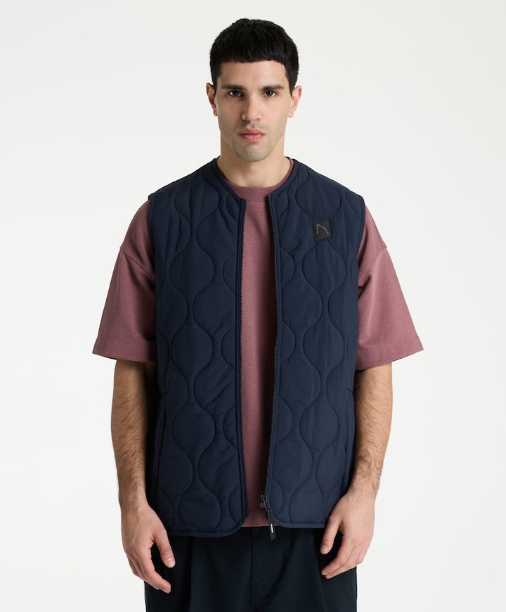 Heren bodywarmer blauw
