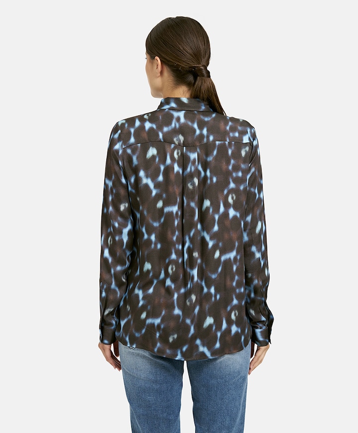 Dames blouse bruin
